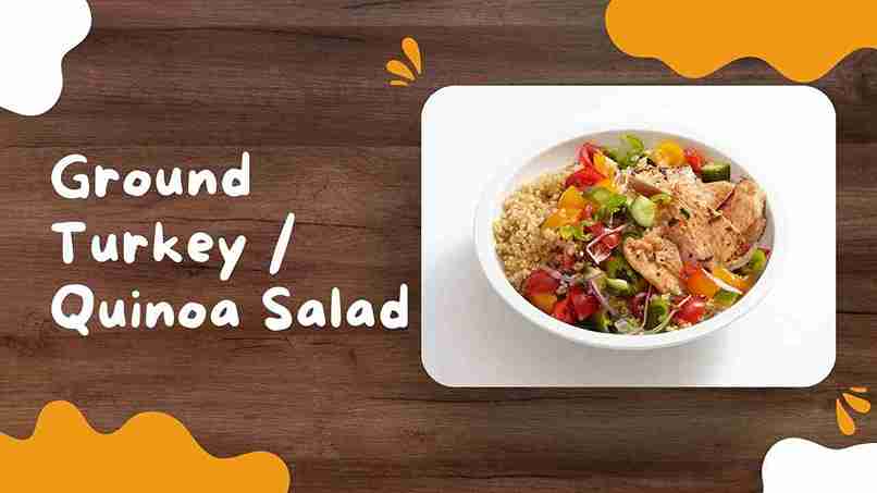 Ground Turkey and Quinoa Salad